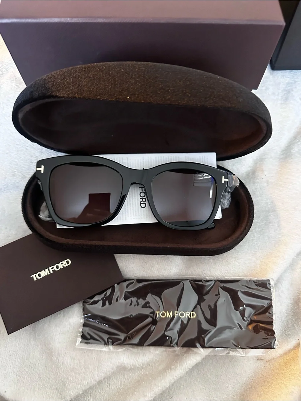 Tom Ford Classic Shiny Black sunglasses